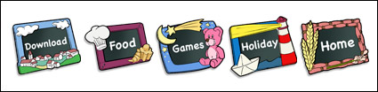 Cartoon frame transparent png icon