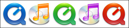 iTunes + Quicktime icon transparent png
