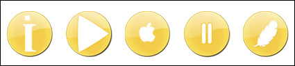 Gold round crystal button computer icon transparent png
