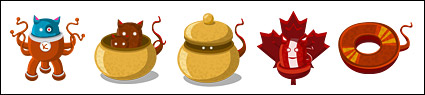 Eccentric style of the computer icon transparent png