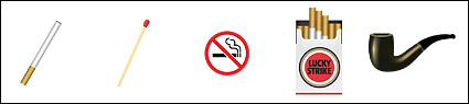 Cigarettes supplies series of computer icons transparent png