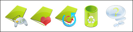 Green charm computer icon png