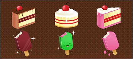 Lovely dessert with candy computer icon png