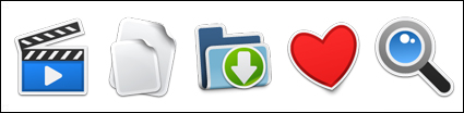 Cartoon style icon png computer system