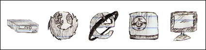 Sketch art computer icon png