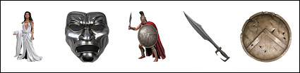 The film "300" theme of the computer icon