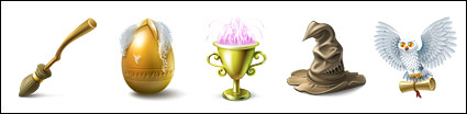 Harry Potter in the props computer icon png