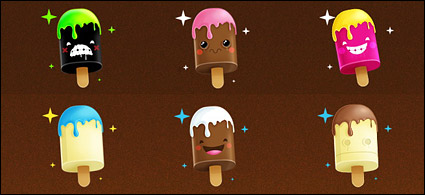 Lovely cartoon popsicles computer icon png