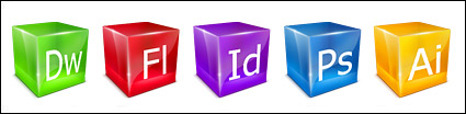 Cool cube AdobePACK icon png