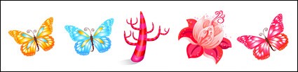 Lotus flowers, butterflies, trees, and so beautiful icon png