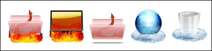 Angel, cloud, fire style computer icon png