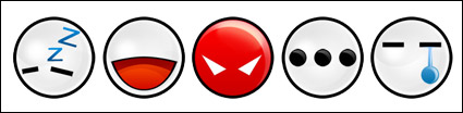 Simple emoticon series png