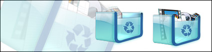 Vista style cool the recycle bin png