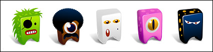 Tooth shape cartoon monster computer icon png