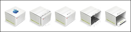 Theme of computer monitors box icon png