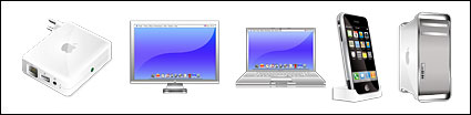 Apple computer products in 2007 all the icon png
