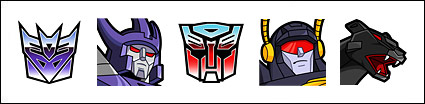 Transformers series of old computer icon transparent png