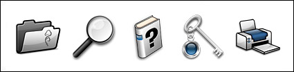 Blue-grey crystal texture complete system icon transparent png