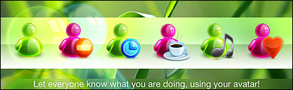 MSN variety of colourful state icon transparent png