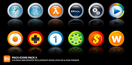 Round three-dimensional computer software and system icons transparent png
