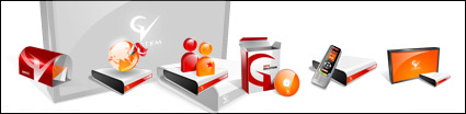 Crystal style IPTV network television icon png