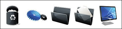 HP black vista style icon png