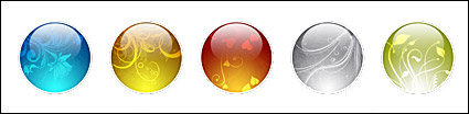 Dreams pattern crystal ball icon png