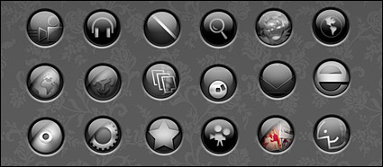 Crystal round style icon png