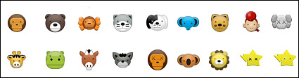 Lovely portrait of small animal icon png