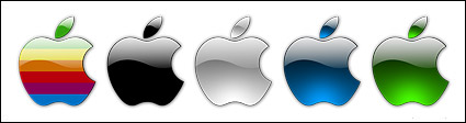 Crystal Apple logo style icon png