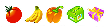 Cartoon style icon png fruit diet