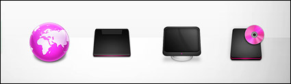 Purple style windows system icon png