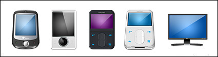 Mobile phones, mp3, Display icon png