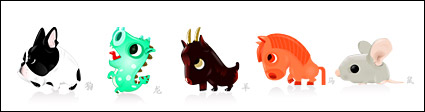 12 Lunar New Year cute icon png