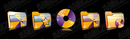 Apple style folder icon png